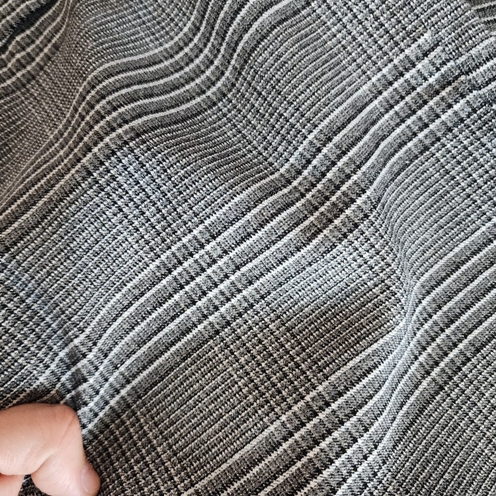 Maison D' Amelie Gray Plaid Pants Sparkle - Picture 8 of 13